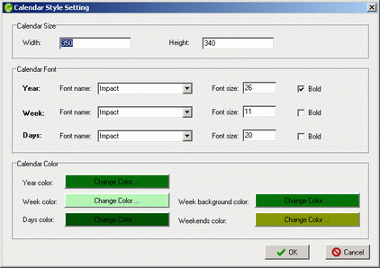 Desktop Calendar Software, Weekly Calendar, Calendar 2004, Calendar 2005