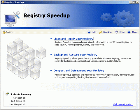Registry Speedup Screenshot 