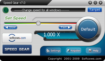 Speed Gear, Speed Up Your Windows, Speed Up Your Feeling! 