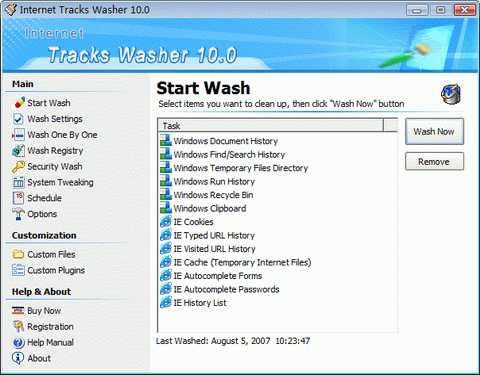 Windows And Internet Washer v5.0.27