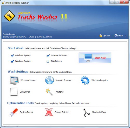 Click to view Internet Tracks Washer 12 screenshot